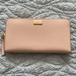 KATE SPADE PASTEL BABY PINK WALLET